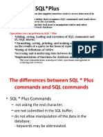 SQL*Plus: A command line tool for Oracle database management