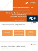 EE - Proceso Mental de Comprensión Oral