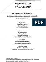 Fundamentos de Algoritmia - G. Brassard & P. Bratley PDF
