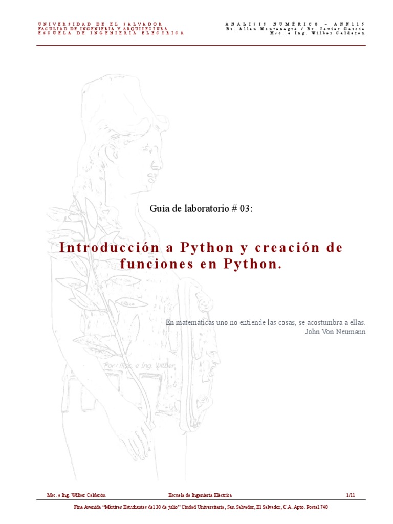 Introducción A Python y Creación de Funciones en Python | PDF | Función ...