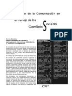 4 LECTURA Art El Poder de La Comunicación en El Manejo de Los Conflictos Sociales