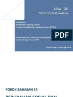 PB 14. Perubahan Sosial Dan Pembangunan PDF