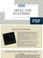 Cartilla de Atletismo