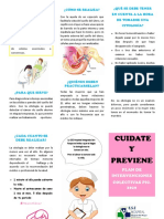 Plegable Prevencion Cancer de Cuello Uterino