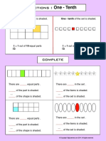 Fractions One - Tenth PDF