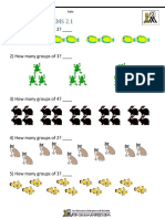 Division Problems 2.1: 1) How Many Groups of 2?