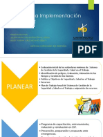 PHVA en La Implementación Del SG-SST