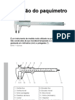 Utilização do Paquímetro para Medidas Lineares