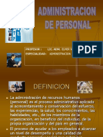 Adm de Personal II