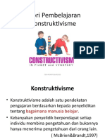 Topik 4 Teori Pembelajaran Konstruktivisme