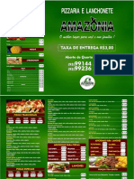 Cardapio Pizzaria Amazônia