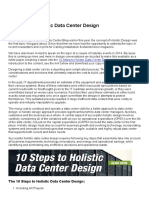 10 Steps To Holistic Data Center Design