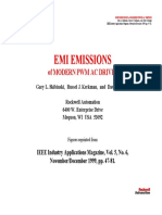 EMI Emissions of Modern PWM AC Drives