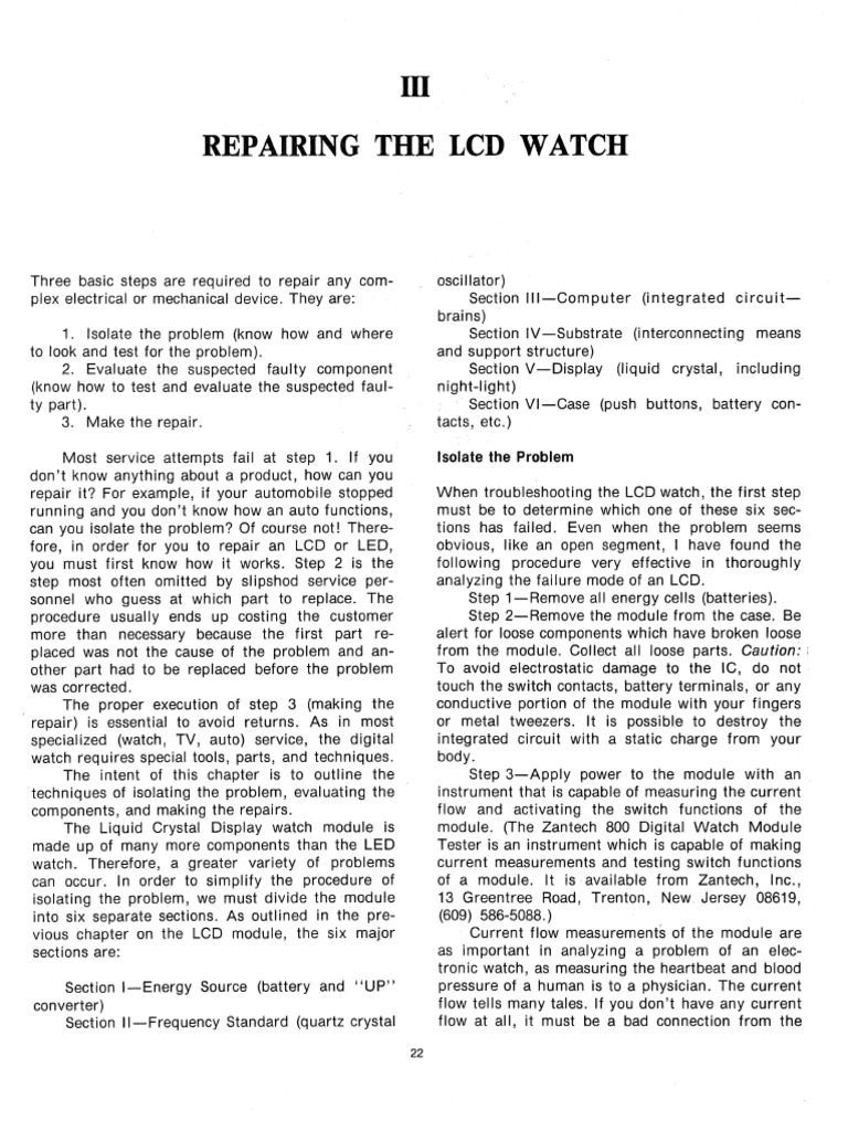 The LED Digital Watch Repair Manual 2 PDF PDF