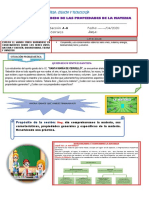 COMPRUEBO LO APRENDIDO DE LAS PROPIEDADES DE LA MATERIA