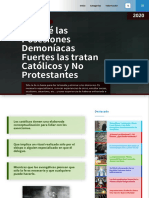 Diferencias entre católicos y protestantes en el tratamiento de los exorcismos