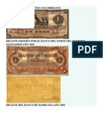 Coleccion de Billetes Colombianos
