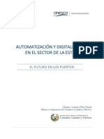Automatizacion y Digitalizacion de Los Puertos Del Futuro PDF