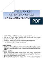 03 Ketentuan UMUM & NPWP