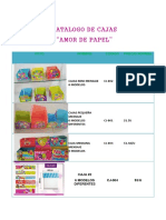 CATALOGO DE CAJAS