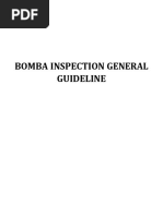 Bomba Inspection Guideline V2018