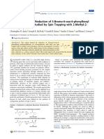 Mechanism of Smi Reduction of 5 Bromo-6-Oxo-6-Phenylhexyl Methanesulfonate Studied by Spin Trapping With 2 Methyl-2-Nitrosopropane