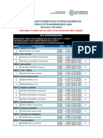 Horarios Ofertados en Matricula v5 PDF