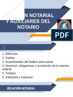 2.1.relación Notarial y Auxiliares Del Notario