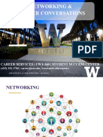 Networking & Career Conversations: Career Services - Uw1-160 - Student Success Center