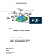 Gestion de Calidad de Software