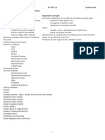 Guidelines For Laboratory Demonstrations. Lab 1 - Superficial Back. Structures To Show Important Concepts