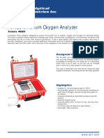 Portable Helium Oxygen Analyzer: Trimix 4001