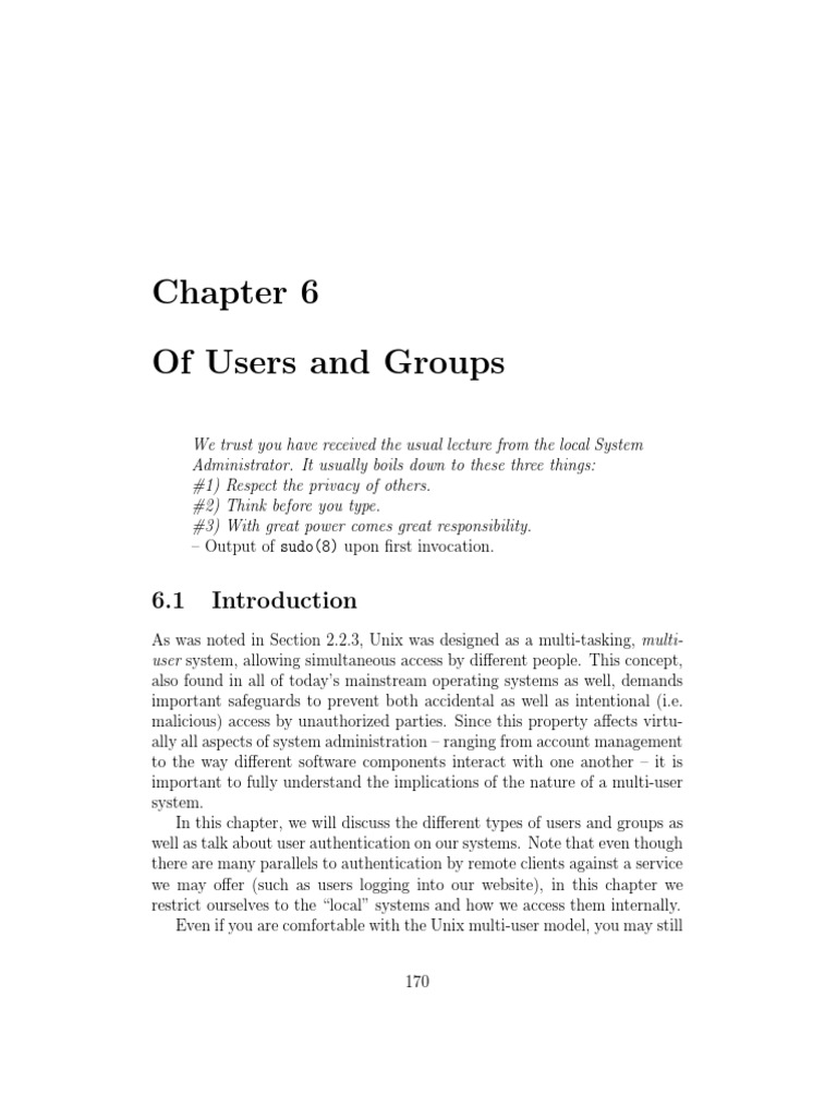 Understanding Unix Users and Groups | PDF | Superuser | Password