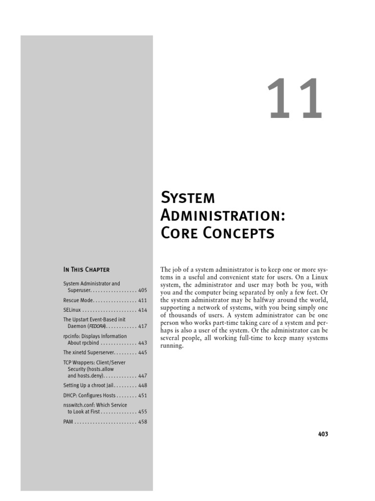 System Administration Essentials: Security | PDF | Ip Address | Superuser