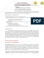 MODULE: Statistical Analysis Approaches