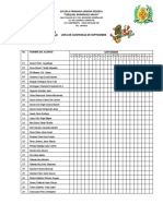 Lista de Asistencia 6a Septiembre