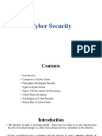 Cyber Security Principles and Types of Attacks