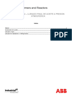 Procedimiento Llenado Aceite Traffo 1 PDF