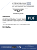 Ruta de Aprendizaje Evaluación Distancia 2 2020-1 SalGar PDF