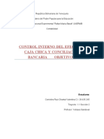 Control Interno Del Efectivo Caja Chica y Conciliación Bancaria Objetivo 4