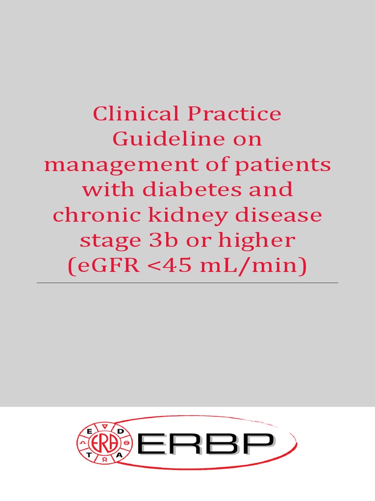 Clinical Guideline Diabetes CKD Management | PDF | Chronic Kidney ...