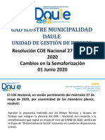 Socializacion Resolucion Coe Nacional 27 Mayo 2020 - Semaforo Verde