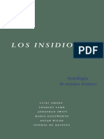 Los Insidiosos, Antologia de Ensayo Irónico PDF