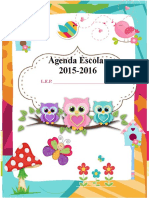 Agenda Escolar 2015 1016 Editable