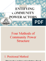 Identifying Community Power Actors