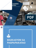 EDUKASYON SA PAGPAPAKATAO - Most-Essential-Learning-Competencies-Matrix