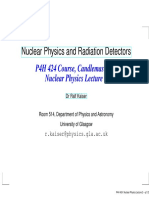 Nuclear Physics and Radiation Detectors