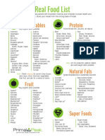 Real Food List: Protein Vegetables