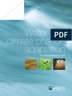 Water and Climate Change Adaptation: An Oecd Perspective