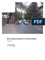 Street Design Guidelines For Greater Mumbai